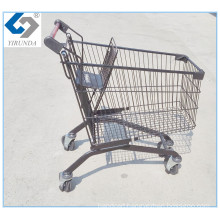 Black Shopping Trolley for Supermarket